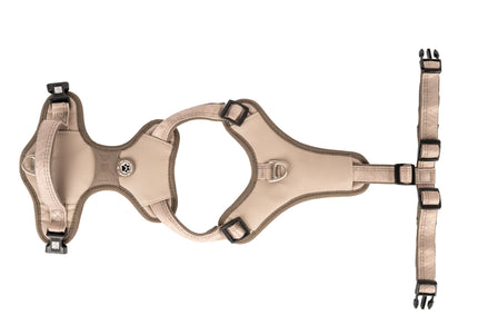 Max&Molly Matrix 2.0 Sport Harness – Adjustable Sand Beige with QR ID, Medium Size