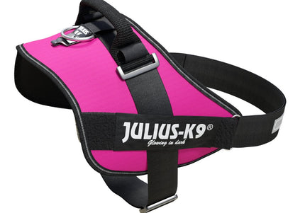 Julius-K9 IDC Powerharness Dark Pink – Premium Adjustable Harness, Baby 2 Size, Durable Design