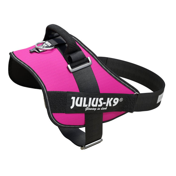 Julius-K9 IDC Powerharness Dark Pink – Premium Adjustable Harness, Baby 2 Size, Durable Design