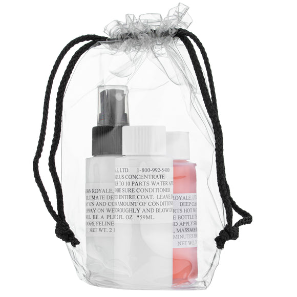 Crown Royale Deep Cleansing Shampoo Triple Pack – Revitalizing Formula, 3 x 60ml Bottles