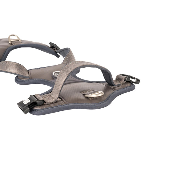 Max&Molly Matrix 2.0 Sport Harness Stone – Adjustable Gray Dog Harness with QR Tag, Large