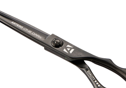 Artero One Dark Grooming Scissors 6" – Ergonomic Japanese Steel, Black Finish