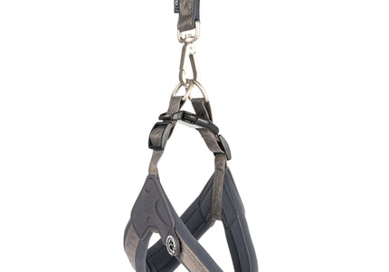 Max&Molly Q-Fit Matrix 2.0 Step-In Harness – Lightweight Gray Design with QR ID, XS
