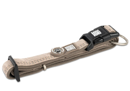 Max&Molly GOTCHA! Smart ID Matrix 2.0 Collar – Sand Beige, Medium, QR Tag Security