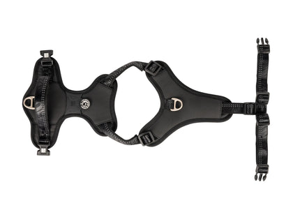 Max&Molly Matrix 2.0 Sport Harness – Adjustable Black Design with QR Tag, XL Size