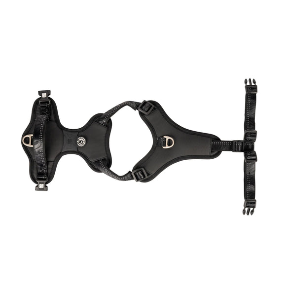 Max&Molly Matrix 2.0 Sport Harness – Adjustable Black Design with QR Tag, XL Size