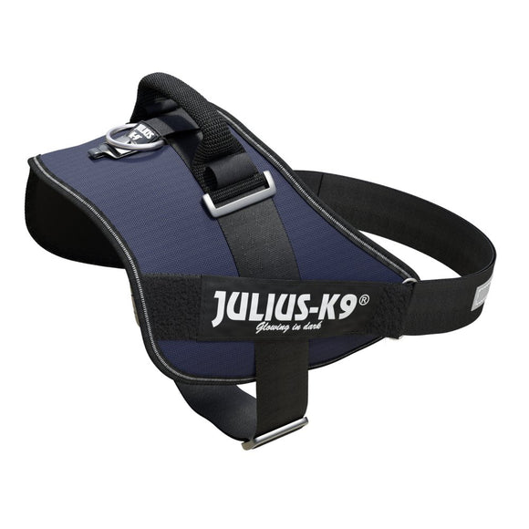 Julius-K9 IDC Dog Harness Jeans – Premium Adjustable Denim-Style Harness, Size 0