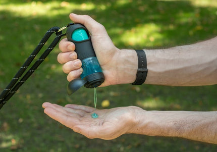 KONG HandiPOD Clean Dispenser – Dog Waste Bag Holder with Integrated Disinfectant Liquid