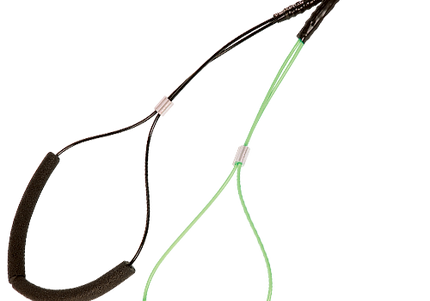 Chadog Double Steel Cable with Nylon Braid – 53cm and 46cm, 3mm Diameter, Durable Design