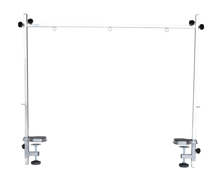 Blovi Solid Double-Sided Grooming Arm – Adjustable Steel Support, Fits 110–125cm Tables