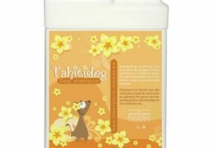 Diamex Tahiti Dog Shampoo – Monoi Oil Concentrate 1:8, 1L Bottle, Nourishing Formula