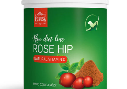 Pokusa RawDietLine Rose Hip Powder – Natural Rosehip Fruit, Vitamin C Source, 1kg