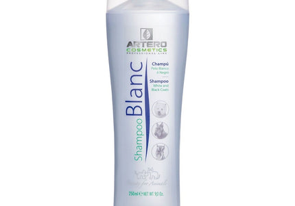 Artero Blanc Shampoo – Color-Enhancing Formula for White, Black, and Silver Coats, 250ml