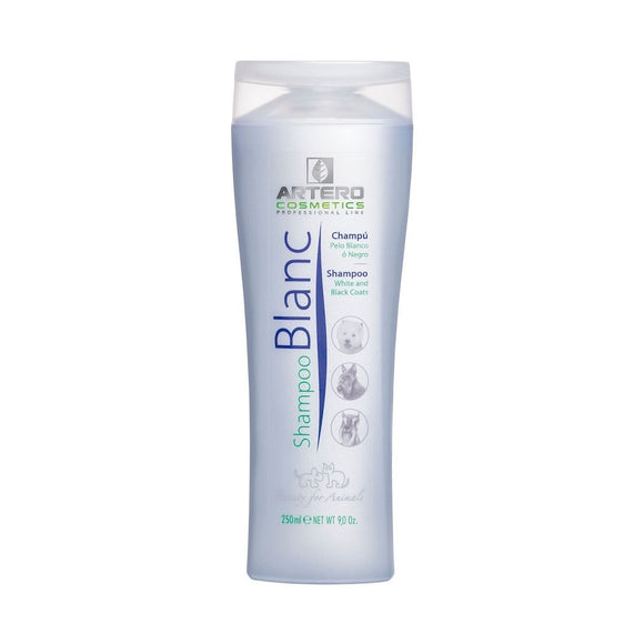 Artero Blanc Shampoo – Color-Enhancing Formula for White, Black, and Silver Coats, 250ml