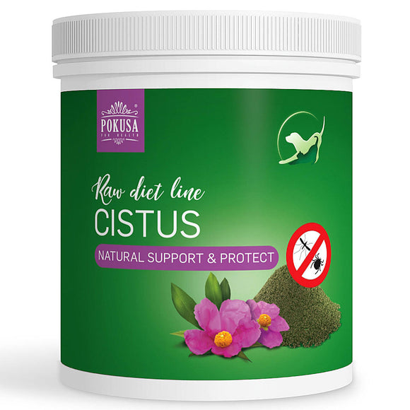 Pokusa RawDietLine Cistus Rockrose Leaf Powder – Herbal Supplement, 100g, Natural Supportive Formula