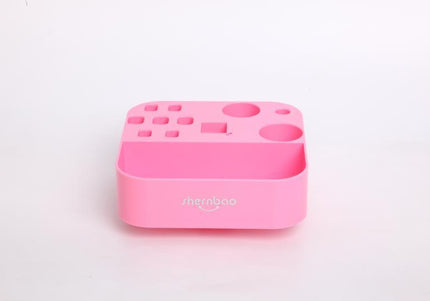 Shernbao Groomer's Tool Arm-Mounted Grooming Organizer in Pink