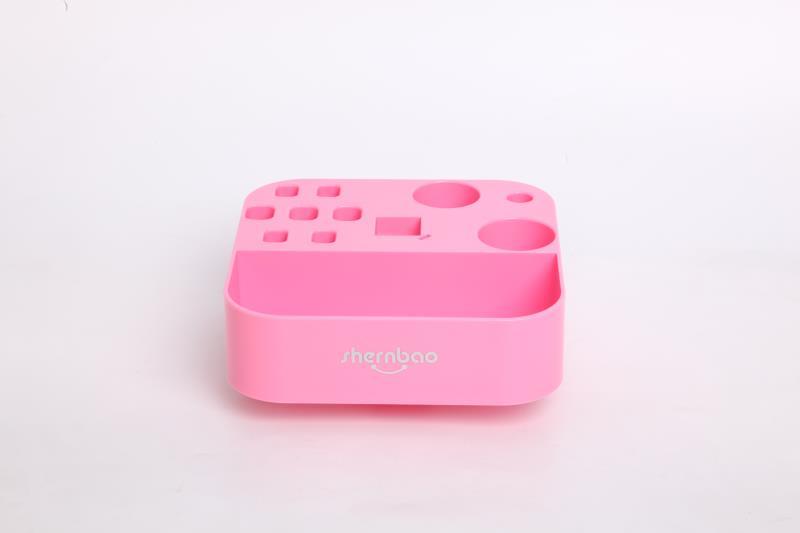 Shernbao Groomer's Tool Arm-Mounted Grooming Organizer in Pink