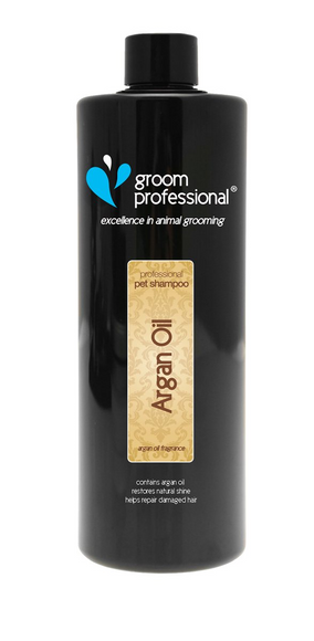 Groom Professional Argan Oil Shampoo – Moisturizing Concentrate with Nourishing Formula, 450ml