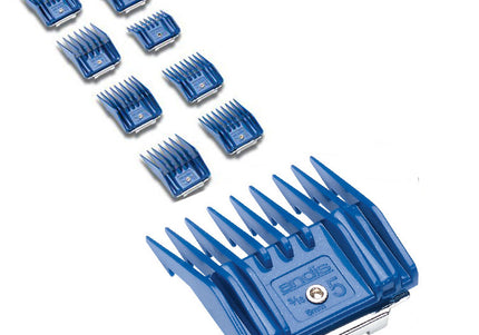 Andis Plastic Blade Attachment Set – 9 Shorter Snap-On Combs for Precision Grooming