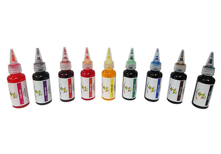 Crazy Liberty Temporary Color Ink 30ml – Vibrant Orange Airbrush Formula, Fast-Drying