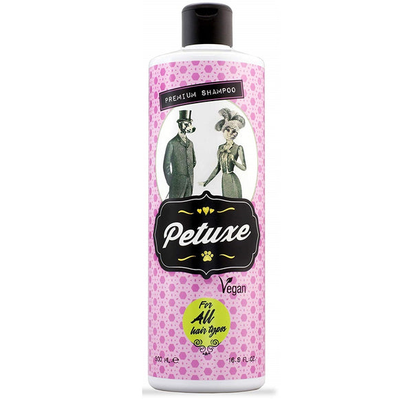 Petuxe All Hair Types Shampoo – Vegan Universal Formula, Gentle Cleanser for Every Coat, 500ml