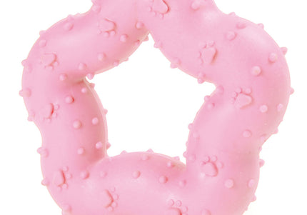 Record Primi Morsi Star-Shaped Chew Toy 9cm – Light Blue, Durable and Safe