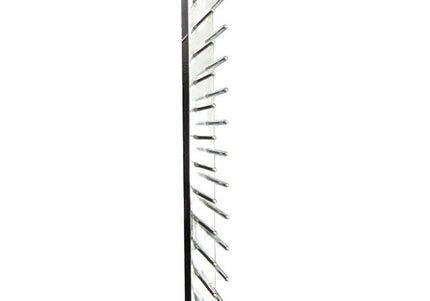 Chris Christensen Buttercomb 011 Staggered Tooth Metal Comb – Dual Row Design, 6 Inch, Detangles Mats Easily