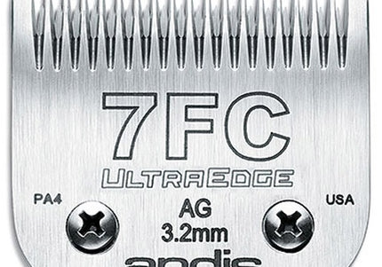 Andis UltraEdge No. 7FC Clipper Blade – 3.2mm Stainless Steel, Durable Precision Cut
