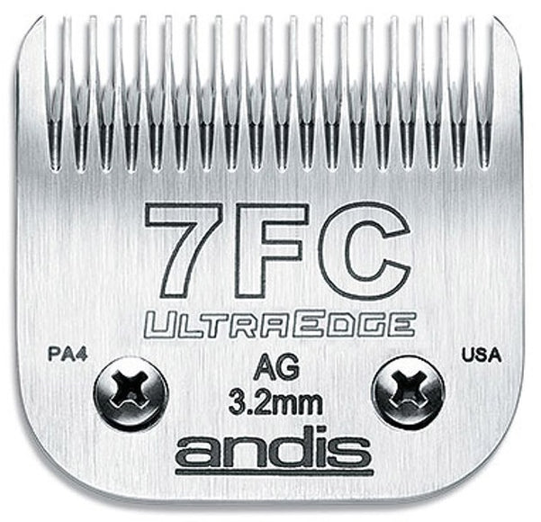 Andis UltraEdge No. 7FC Clipper Blade – 3.2mm Stainless Steel, Durable Precision Cut