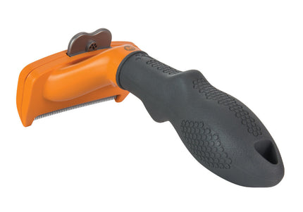 FURminator Long Hair Deshedding Tool – Medium Size, Ergonomic Handle, Reduces Shedding