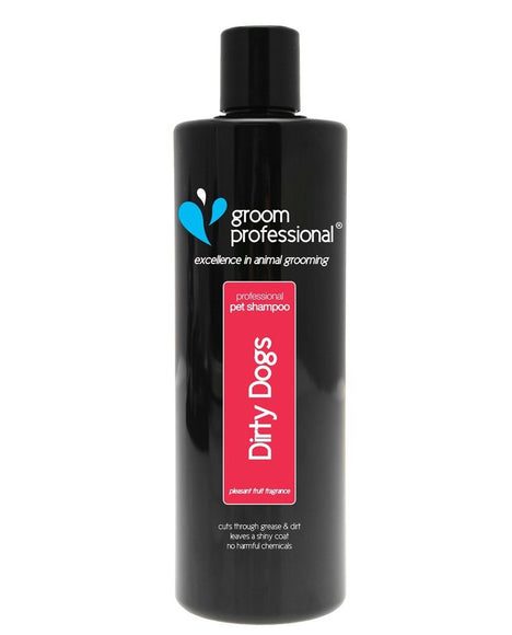 Groom Professional Dirty Dogs Deep-Cleaning Shampoo – Concentrated Formula 1:20, 450ml Bottle