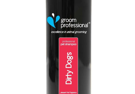 Groom Professional Dirty Dogs Deep-Cleaning Shampoo – Concentrated 1:20 Formula, 350ml Bottle