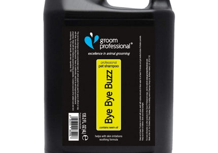 Groom Professional Bye Bye Buzz Shampoo – Insect-Repellent Formula, 4L, Gentle Cleansing Action