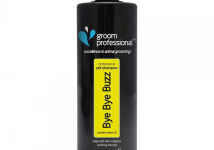 Groom Professional Bye Bye Buzz Shampoo – Insect-Repellent Formula, 450ml, Gentle Cleansing Action