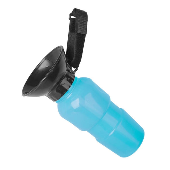 Record River 500ml Portable Dog Water Bottle – Leakproof Design with Integrated Trough