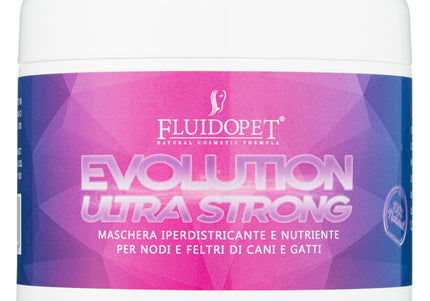 FluidoPet Evolution Ultra Strong Mask – Nourishing Regenerating Formula, Eases Combing, 500ml