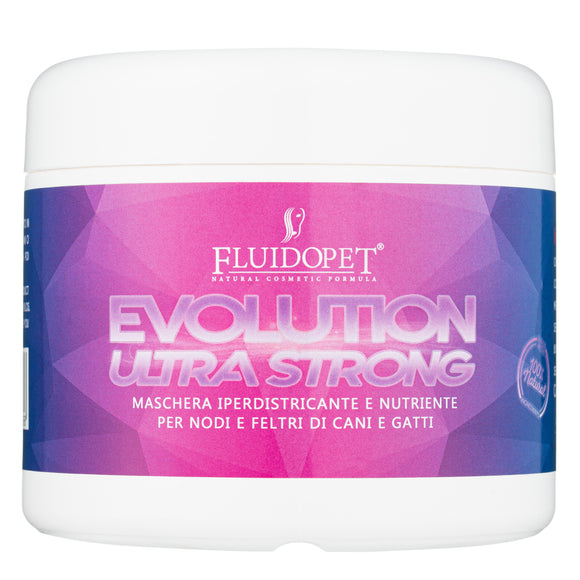 FluidoPet Evolution Ultra Strong Mask – Nourishing Regenerating Formula, Eases Combing, 500ml