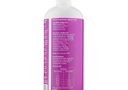 Lovi Food Pure Salmon Oil – Rich Omega-3, EPA, DHA Supplement, 500ml Bottle
