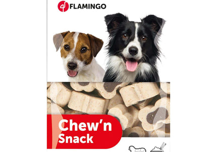 Flamingo Chew'n Snack Duo Bones 150g – Lamb and Rice Training Treats, Tasty and Nutritious
