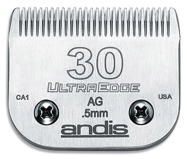 Andis UltraEdge No. 30 Clipper Blade – Precision 0.5mm Cut, Durable Steel Construction
