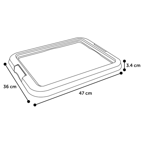Flamingo Puppy Trainer Litter Box with 10 Absorbent Pads, Small Size – Easy Training Solution