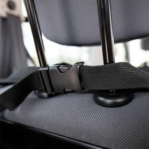 Flamingo Coda Black Waterproof Dog Seat Cover – Durable, Large Protective Car Mat 214x147cm