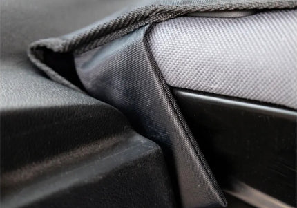 Flamingo Coda Black Waterproof Dog Seat Cover – Durable, Large Protective Car Mat 214x147cm