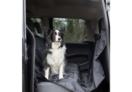 Flamingo Coda Black Waterproof Dog Seat Cover – Durable, Large Protective Car Mat 214x147cm