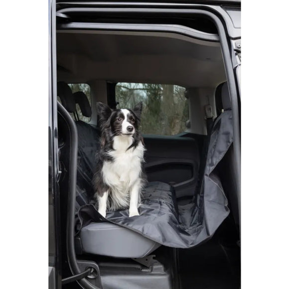 Flamingo Coda Black Waterproof Dog Seat Cover – Durable, Large Protective Car Mat 214x147cm