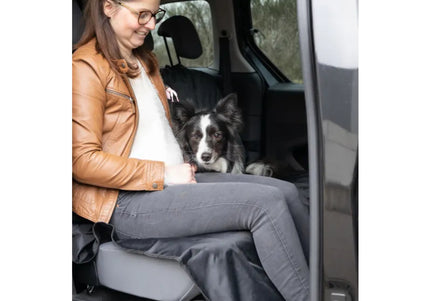 Flamingo Coda Black Waterproof Dog Seat Cover – Durable, Large Protective Car Mat 214x147cm