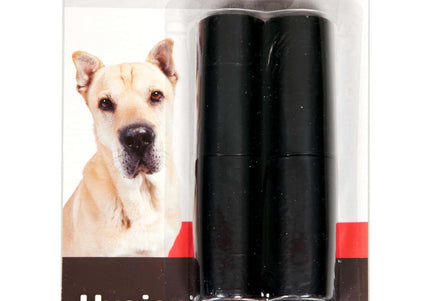 Flamingo Black Poop Bags – Set of 4 Rolls, Durable Leak-Resistant Design