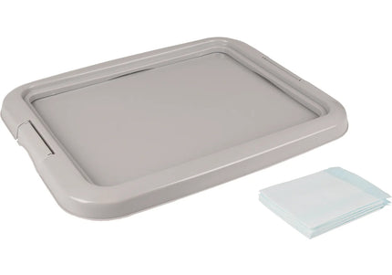 Flamingo Puppy Trainer Litter Box with 10 Absorbent Pads, Small Size – Easy Training Solution