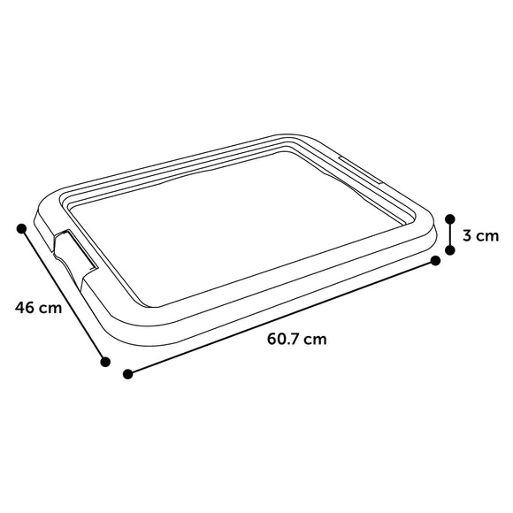 Flamingo Puppy Trainer Litter Box with 10 Absorbent Pads, Small Size – Easy Training Solution