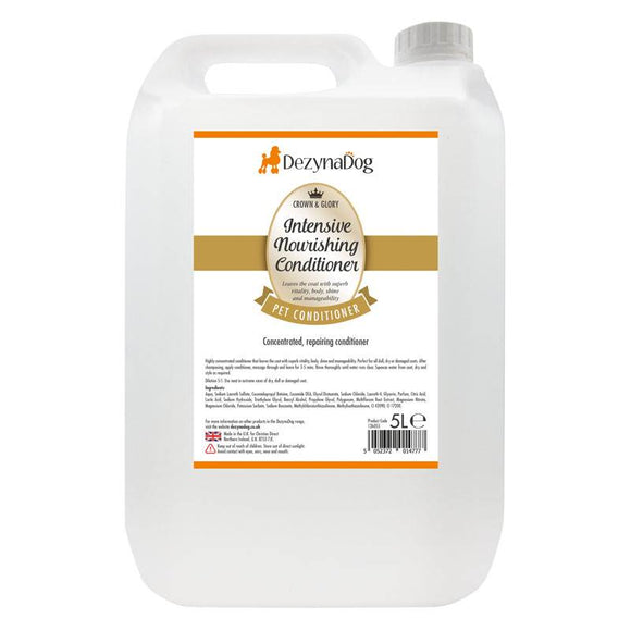 DezynaDog Crown & Glory Intensive Nourishing Conditioner – Luxurious Moisturizing Formula for Silky Coats